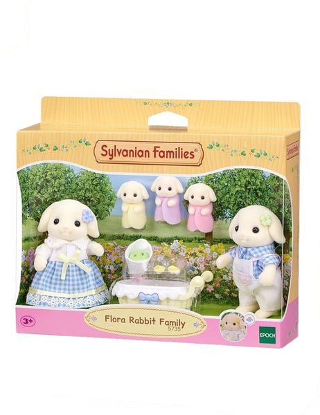 Sylvanian Families Famiglia Coniglio Flora